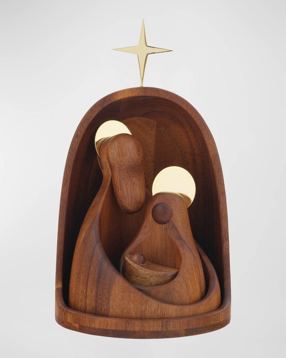 4-Piece Nesting Nativity Figurine Set