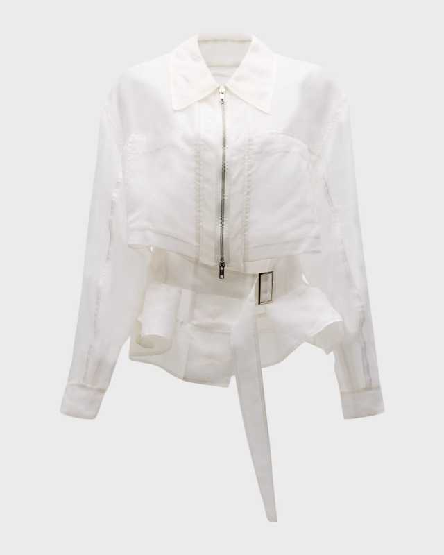 Double Layered Organza Jacket