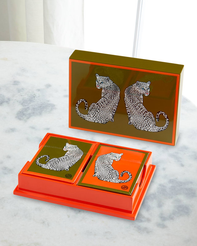 Leopard Lacquer Card Set