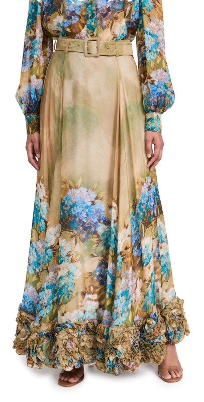 byTiMo Organza Frilly Skirt Forest Flower