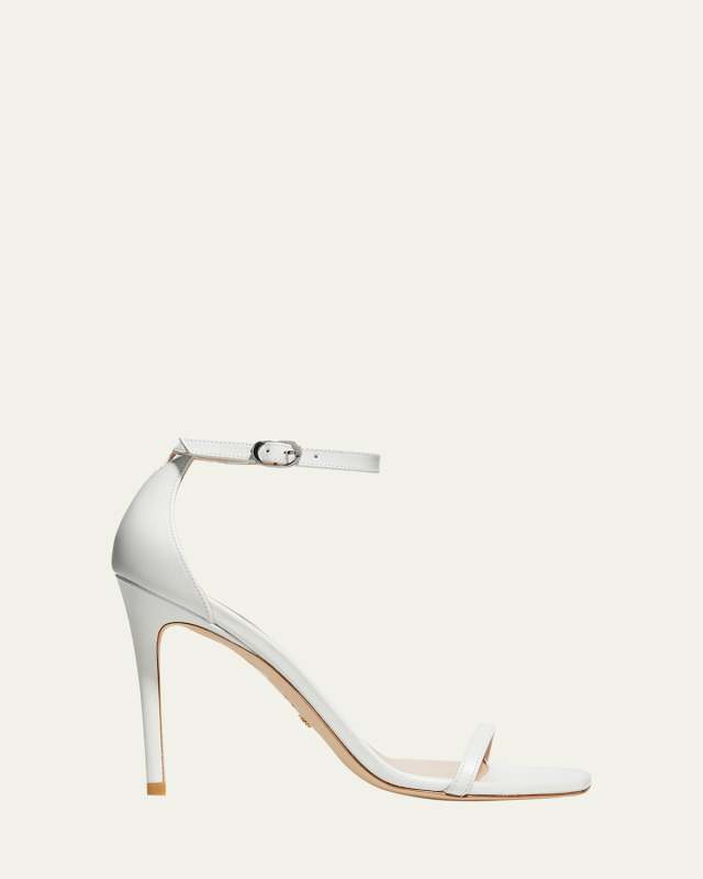 Nudistcurve Leather Ankle-Strap Sandals