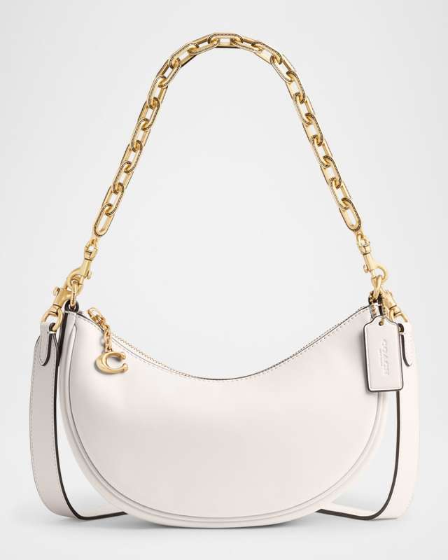 Crescent Glovetanned Leather Shoulder Bag