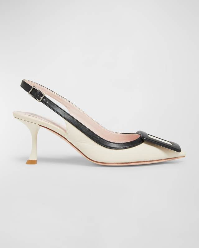 Viv In The City Bicolor Slingback Pumps