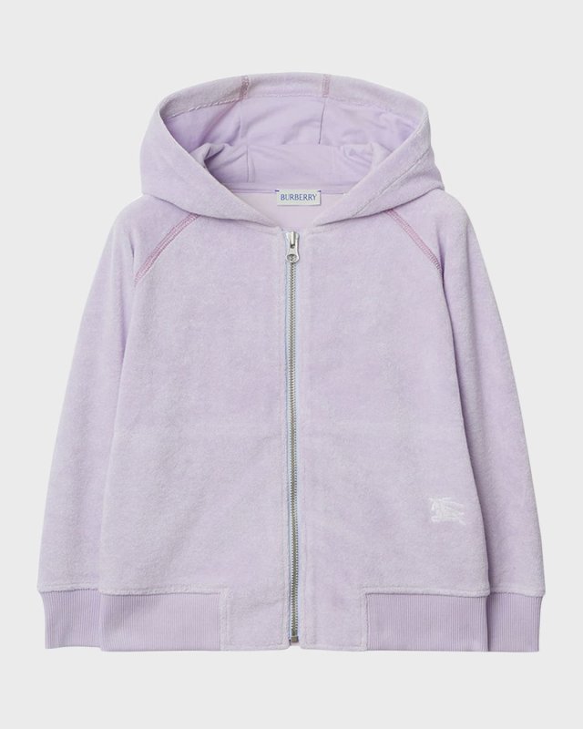 Girl's Timmy Cotton-Blend EKD Hoodie, Size 3-14