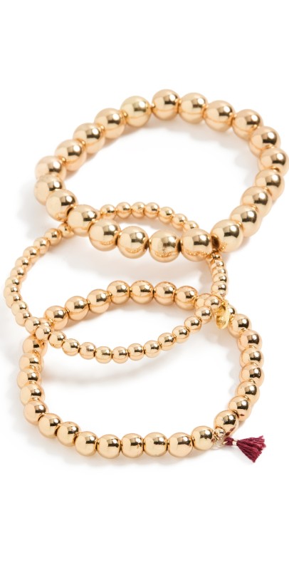 SHASHI Romanichel Bracelet Set Gold