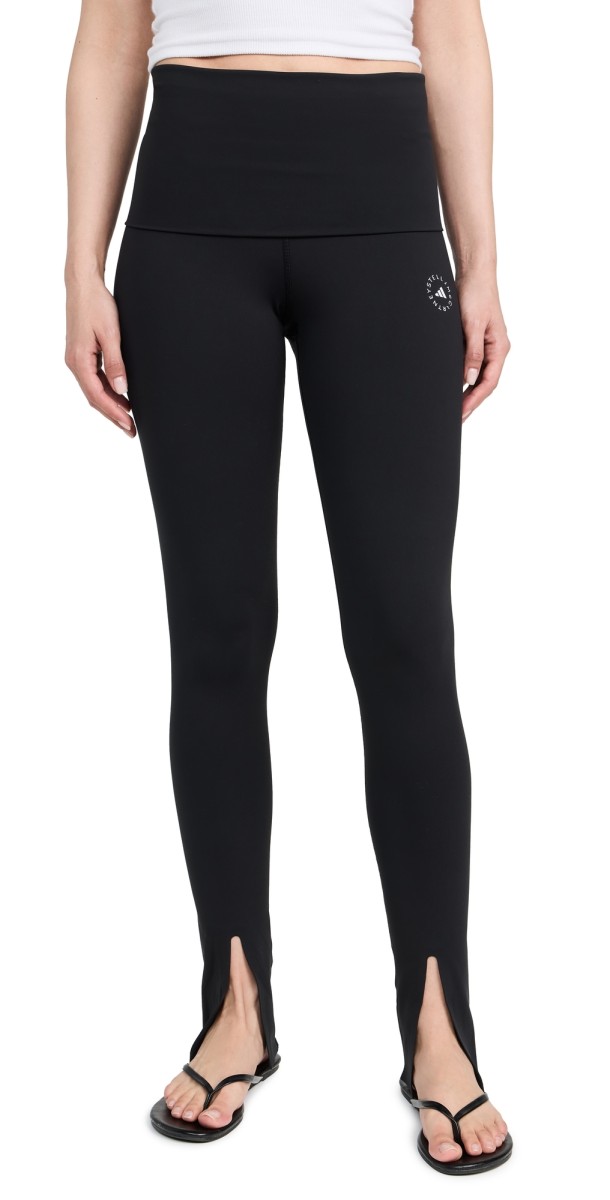 adidas by Stella McCartney TrueStrength Splitcuff Leggings Black