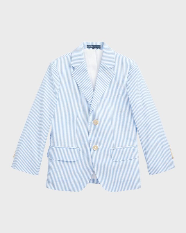 Boy's Seersucker Suit Jacket, Size 5-