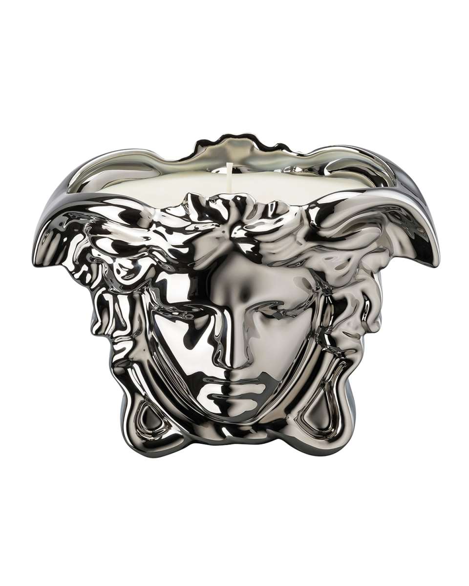 Medusa Grande Silver Candle