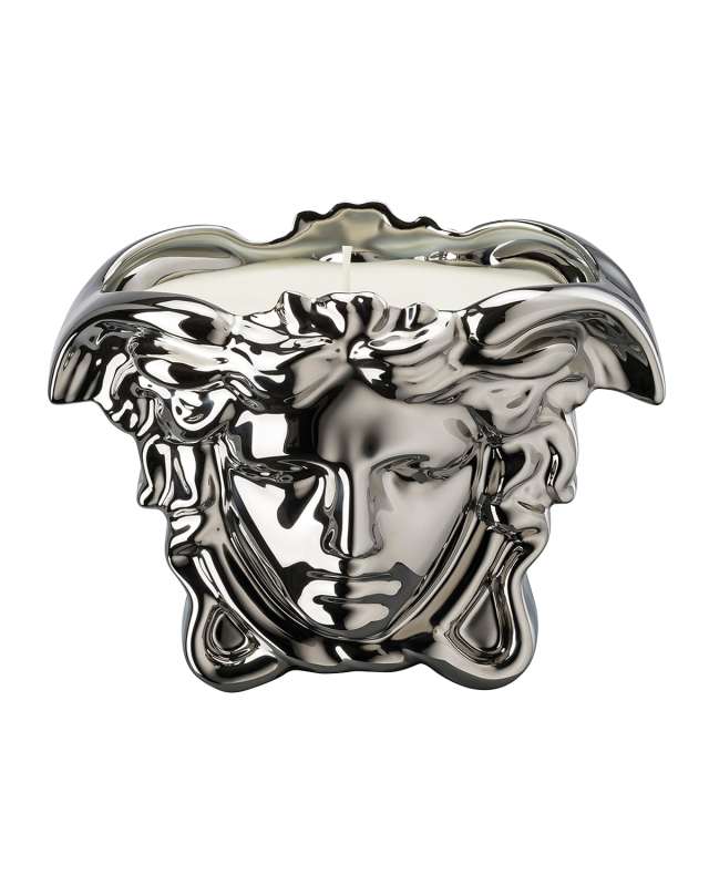 Medusa Grande Silver Candle