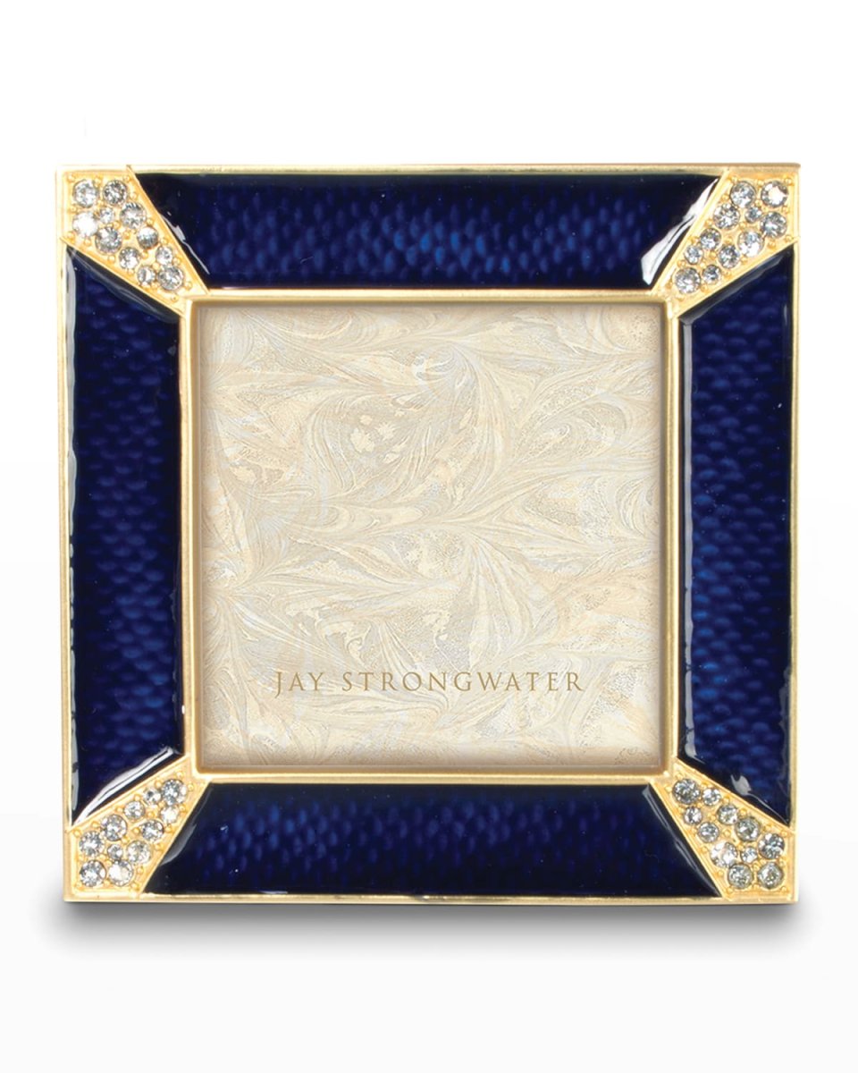 Leland Indigo Pave Corner 2" Square Picture Frame
