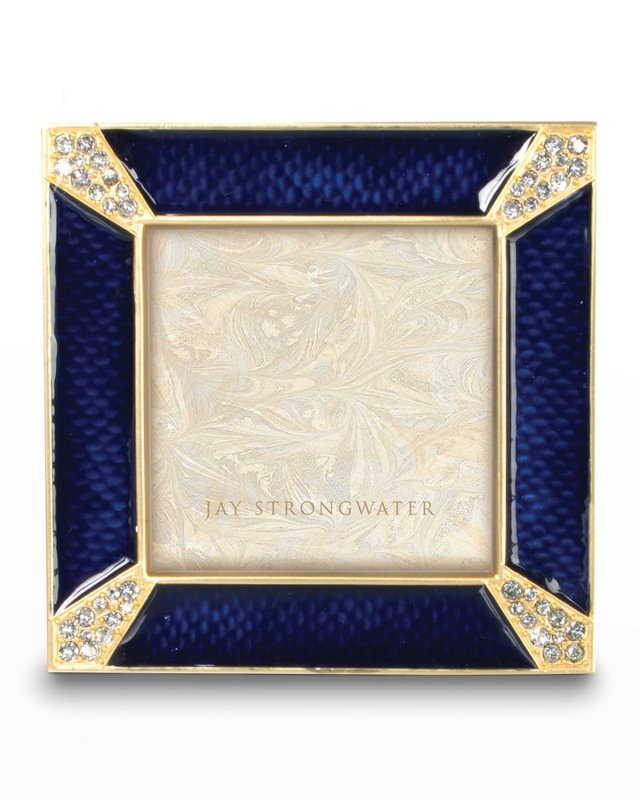 Leland Indigo Pave Corner 2" Square Picture Frame