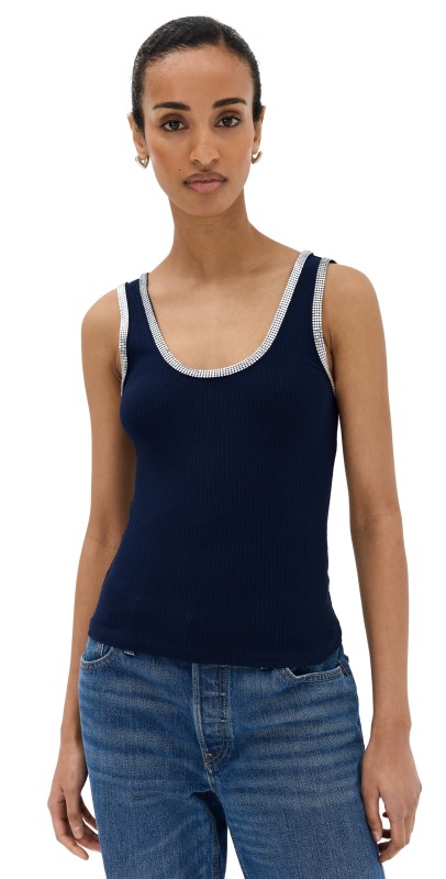 SIMKHAI Palma Tank Top Midnight