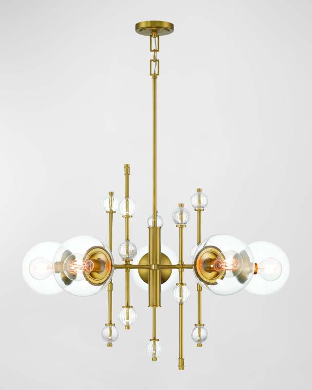 Traiton 5-Light Golden Chandelier