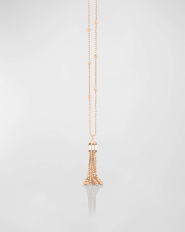 Art Deco Mother-of-Pearl and Diamond Necklace