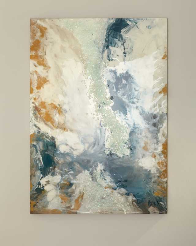 "Blue Gale" Canvas Art by Mary Hong