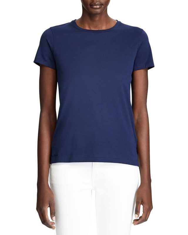 Pima Cotton Short-Sleeve Crewneck Shirt