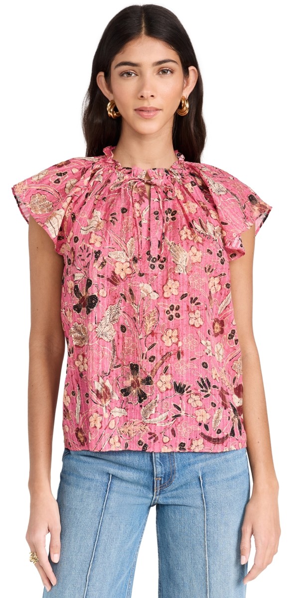 Ulla Johnson Cleo Top Hollyhock