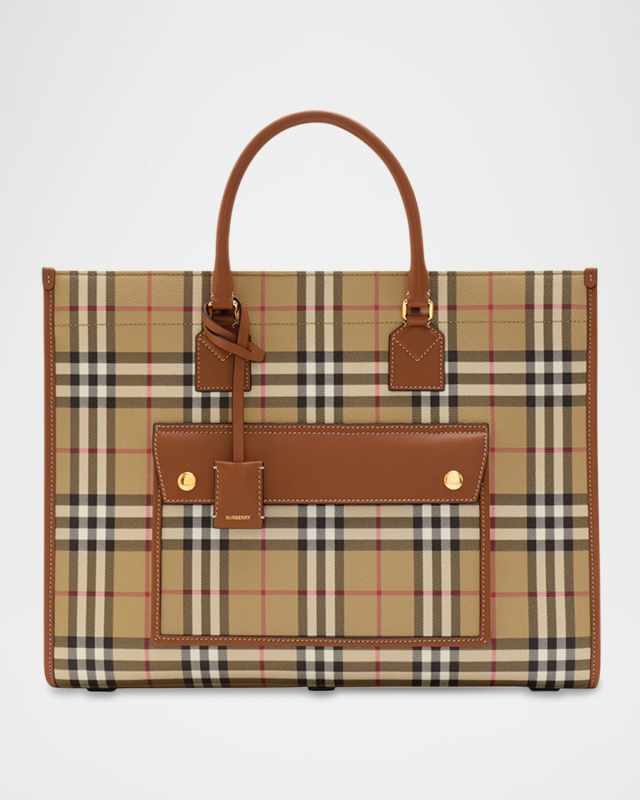 Freya Check Tote Bag