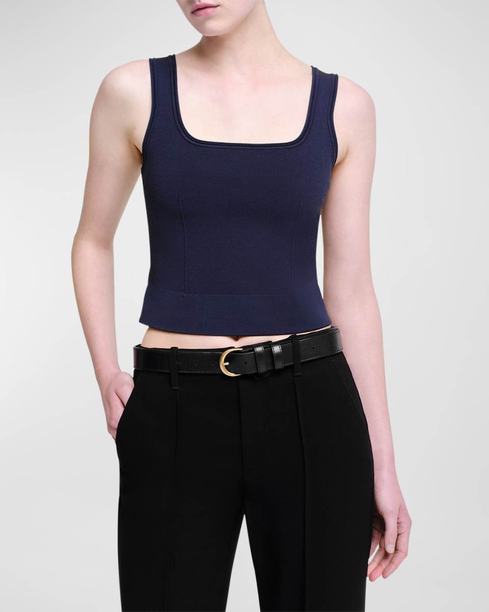 Ramaina Square-Neck Tank Top