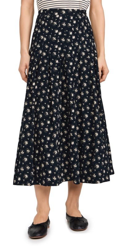 THE GREAT. The Rhythm Skirt Night Lily