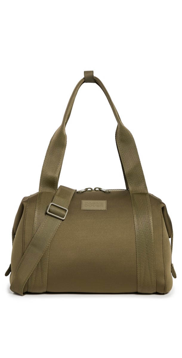 Dagne Dover Landon Medium Carryall Duffle Dark Moss