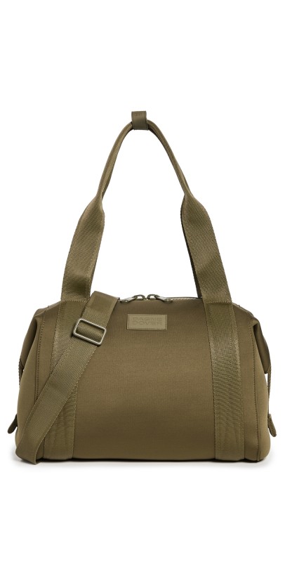 Dagne Dover Landon Medium Carryall Duffle Dark Moss