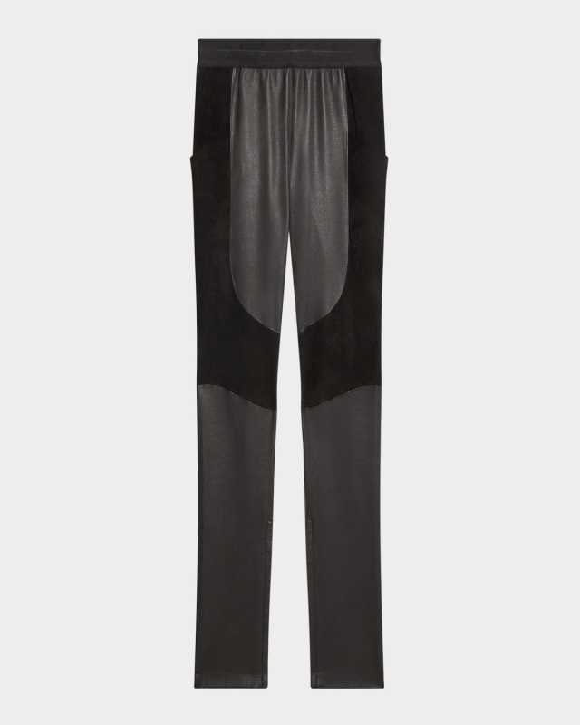 Leather Racer Leggings