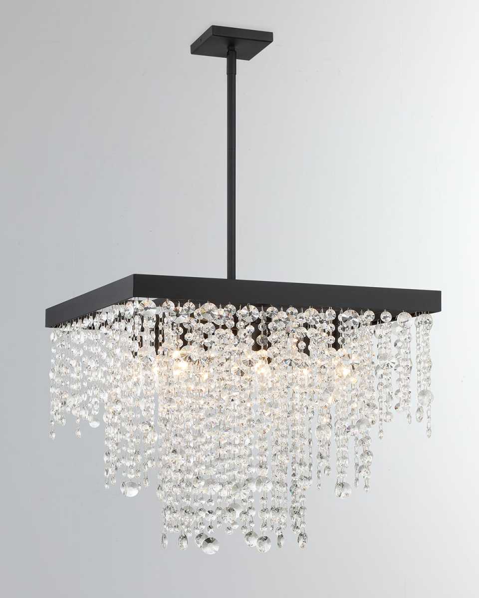 Winham 8-Light Antique Gold Chandelier