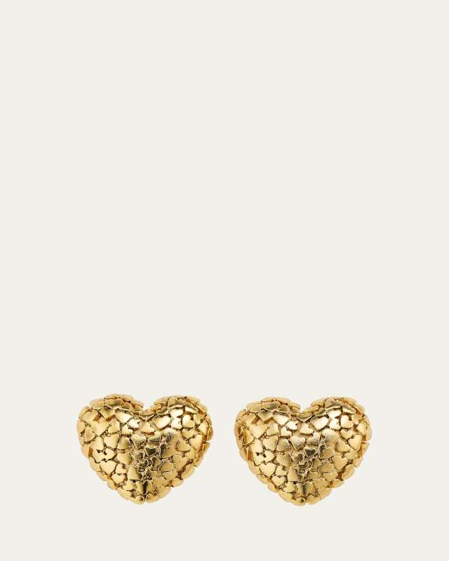 Heart Cluster Earrings