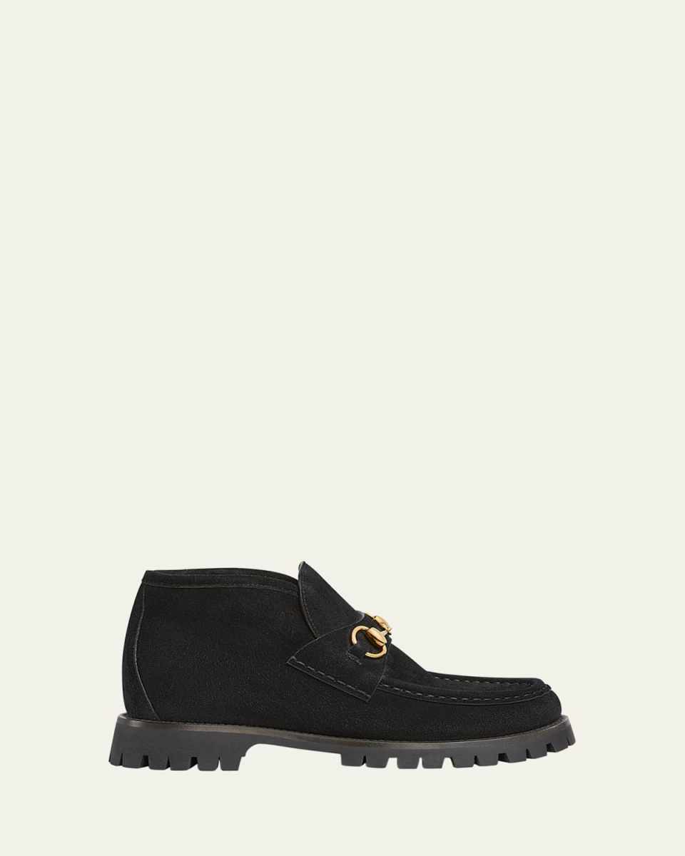 Sylke Suede Bit Moccasin Booties