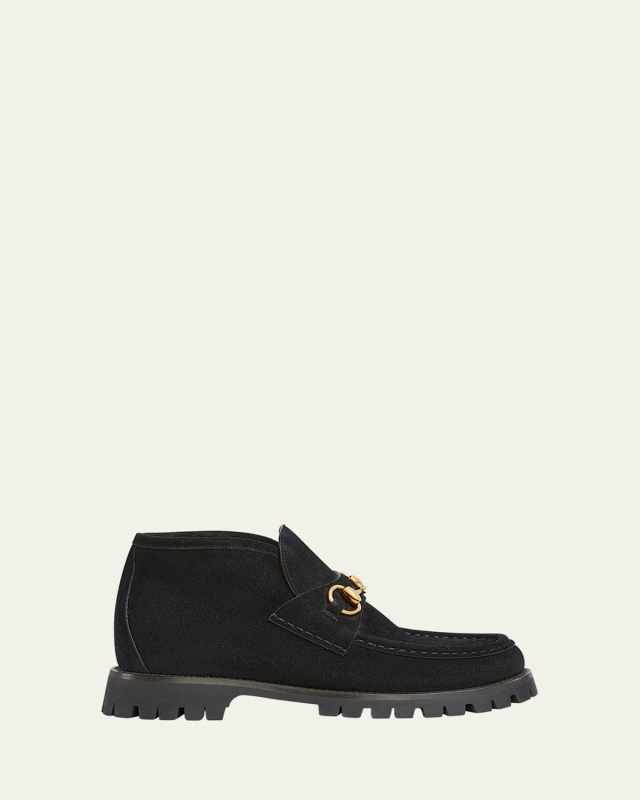 Sylke Suede Bit Moccasin Booties