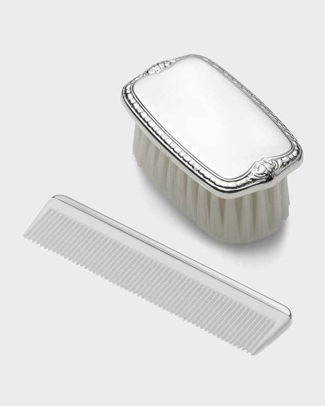 Boy's Plain Comb & Brush Set