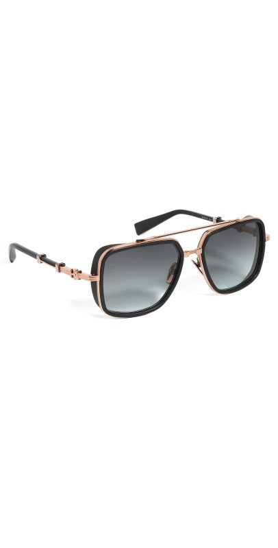Balmain Officier Sunglasses Rose Gold/Black