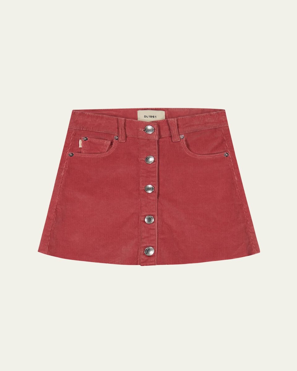 Girl's Jenny Corduroy Mini Skirt, Size 7-16