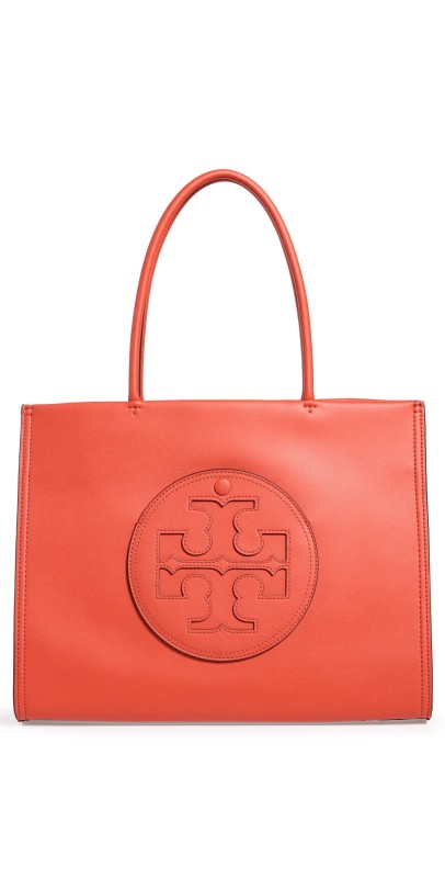 Tory Burch Ella Bio Small Tote Poppy Red