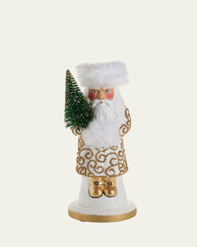 Santa with Kringle Christmas Decor