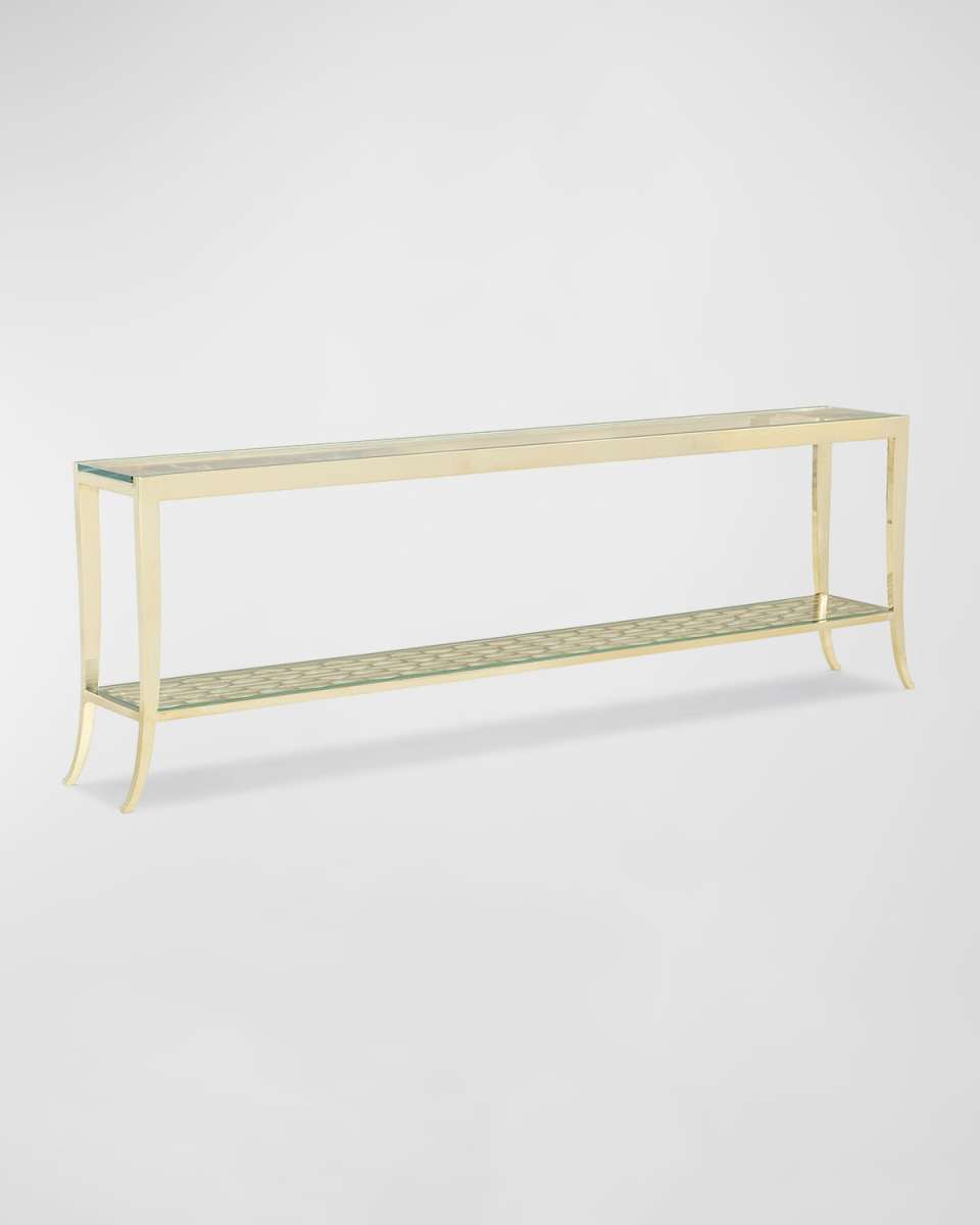 In A Holding Pattern Console Table