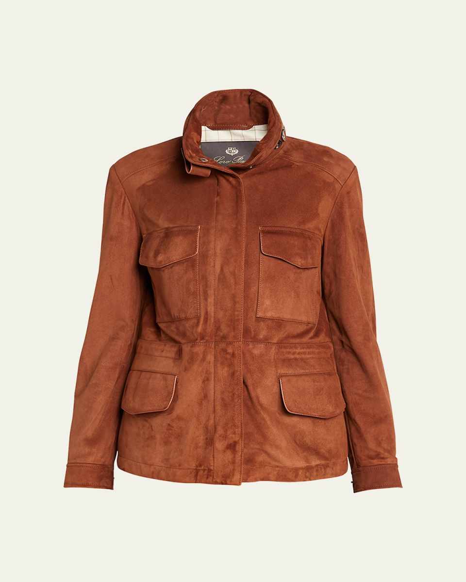 Iconic Mini Suede Traveler Coat