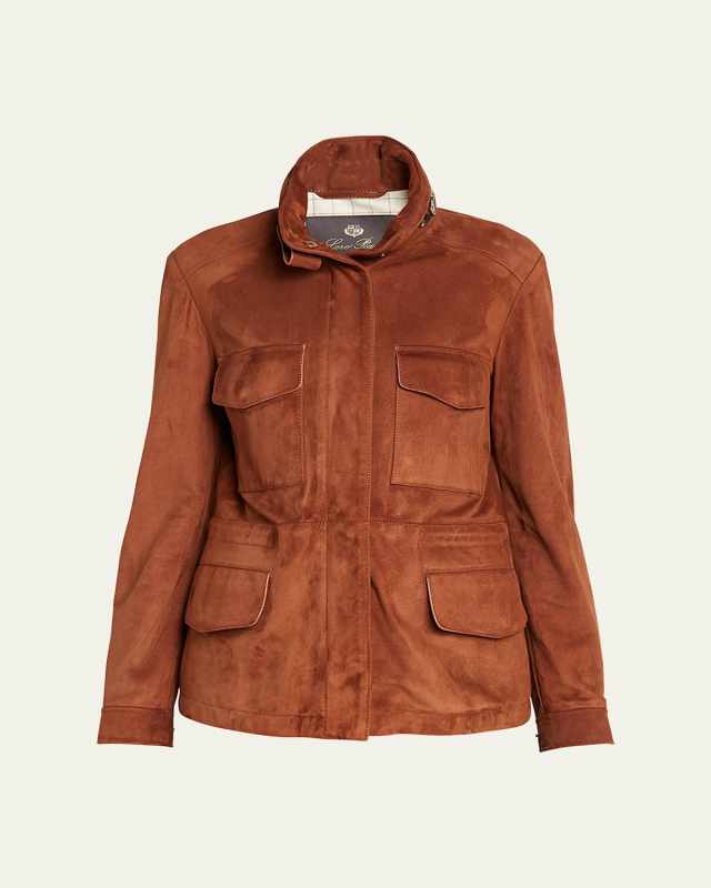 Iconic Mini Suede Traveler Coat
