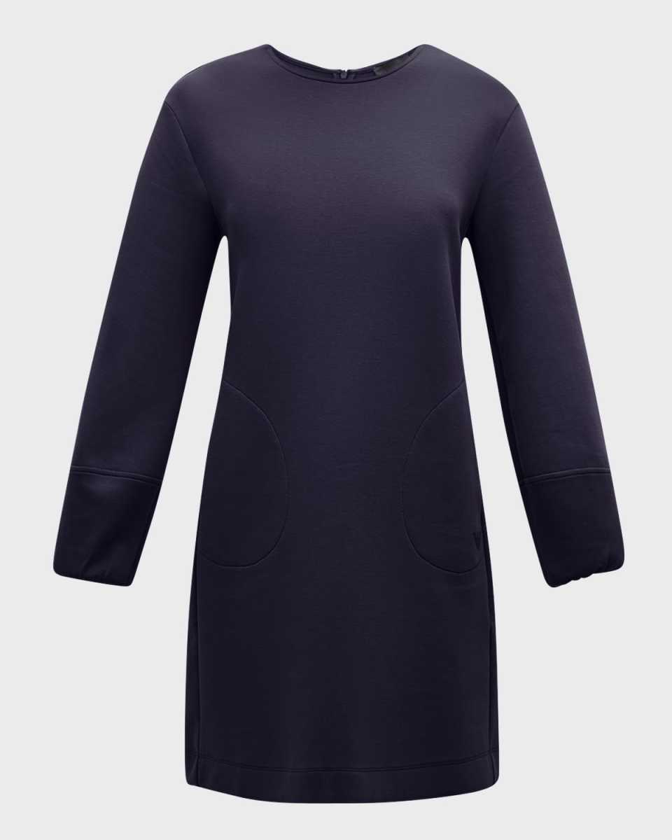 Double-Face Jersey Mini Dress