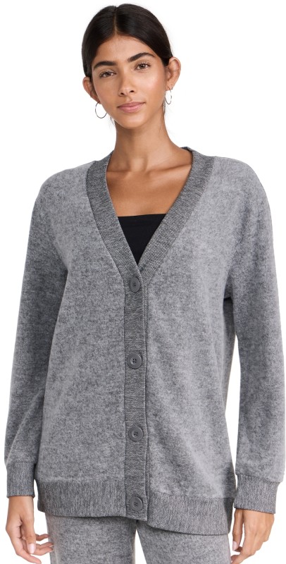 Z Supply Pamelia Cardigan Charcoal Heather