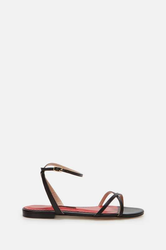 Carolina Herrera Leather flat sandals