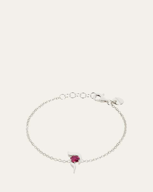 18K Gold Hebrew QUF Initial Bracelet