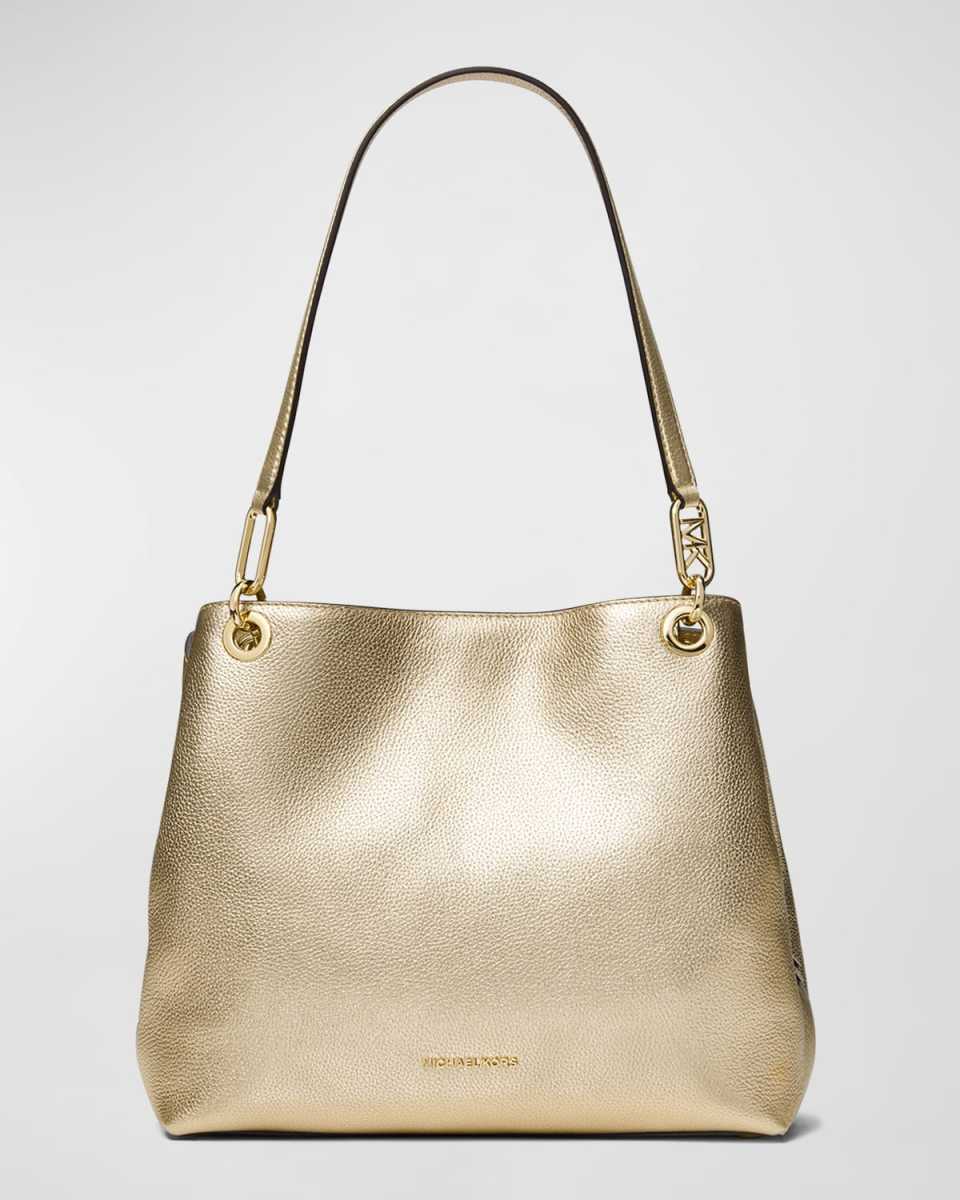 Kensington Large Metallic Tote Bag