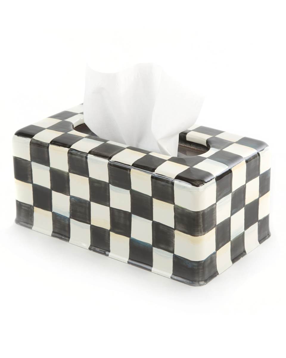 Courtly Check Long Tissue Box