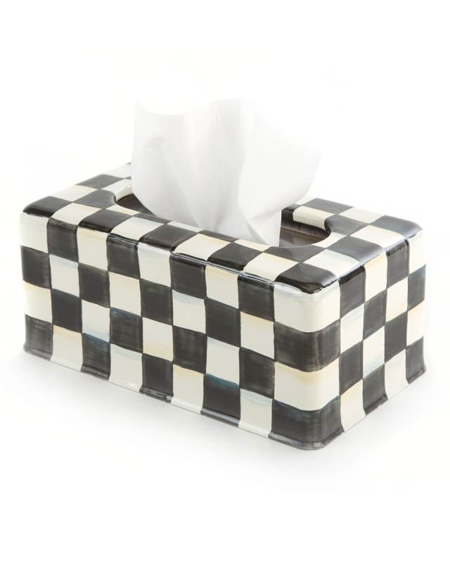 Courtly Check Long Tissue Box