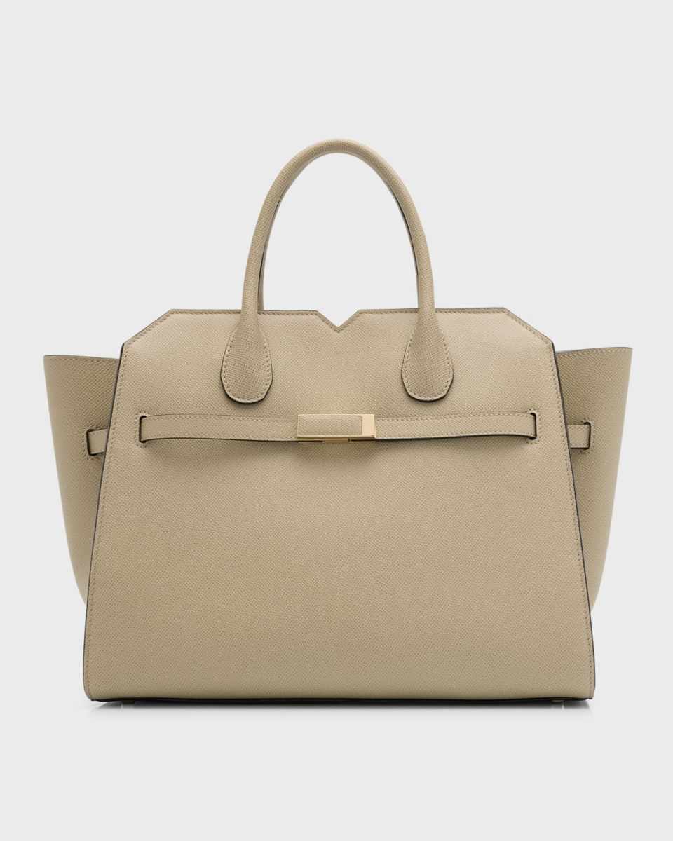 Milano Medium Leather Tote Bag