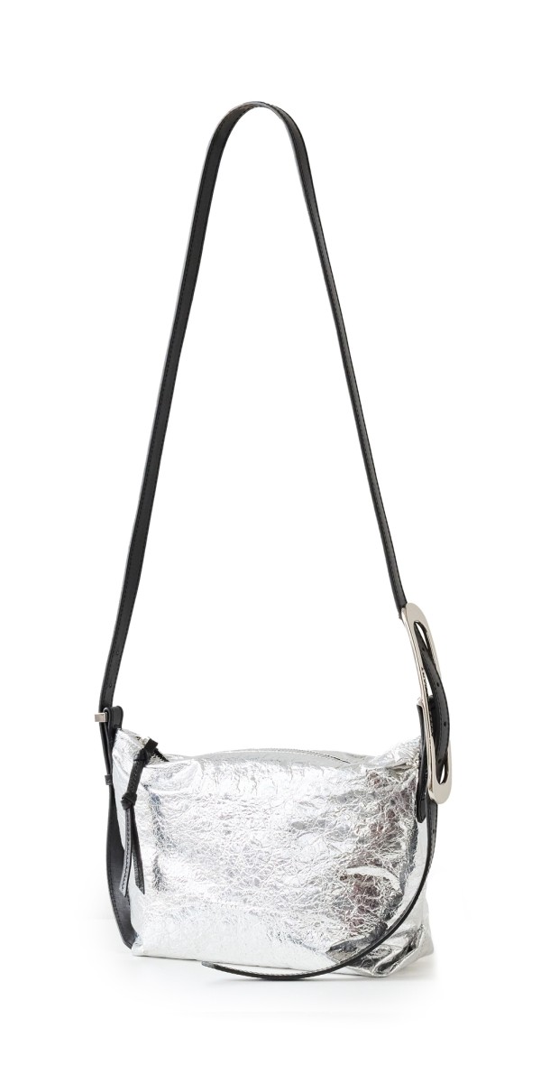 Isabel Marant Leyden Mini Crossbody Bag Silver