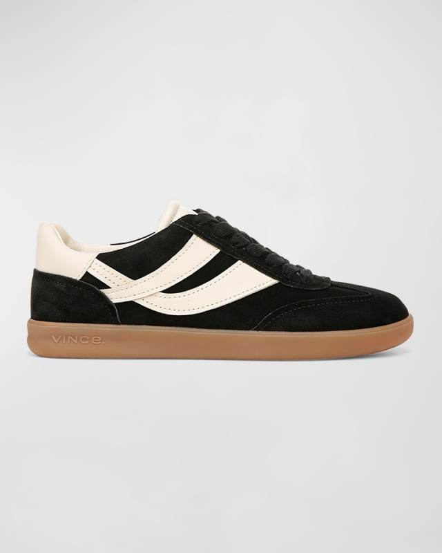 Oasis Bicolor Leather Retro Sneakers