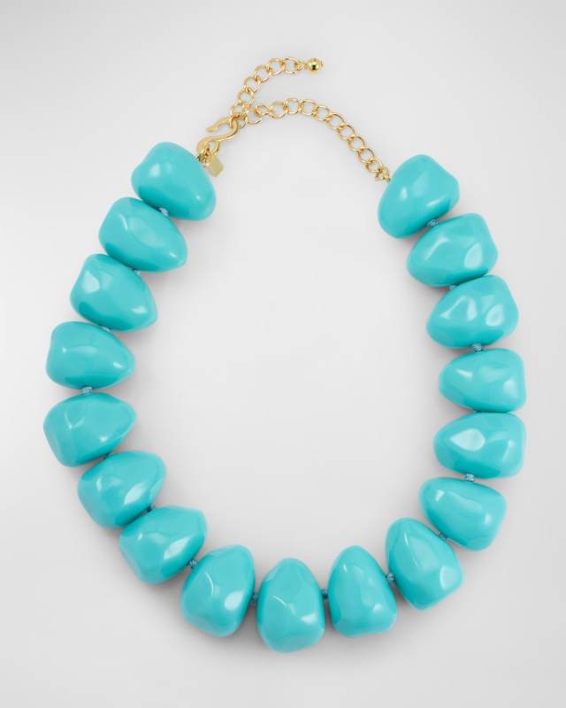 Pebble Necklace in Turquoise